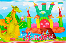 Альбом для рисования 8 листов на скобе  01586