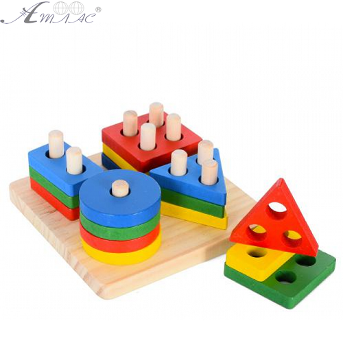 Игрушка Деревянная Сортер фигуры Геометрика MD2905