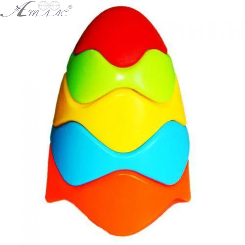 Іграшка Пластикова Піраміда Хвиля № 2 12 х 17 см Bamsic  1805