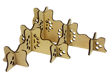 Сувенир "Пасхальная подставка с тремя уровнями" на 6 яиц 21.5 х 21.5 х 9.6 см AS-4226