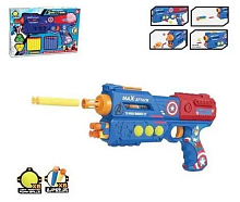 Іграшка Пістолет + поролонові кулі з присосками 3331 