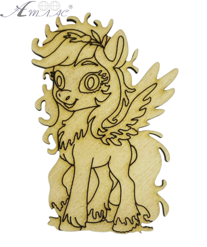 Фигурка Лошадка № 5 з крилами 5,5 х 8 см AS-4375 Фигурка Лошадка № 5 з крилами 5,5 х 8 см AS-4375