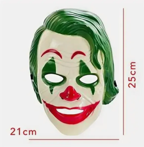 Игрушка Маска Джокер с зелеными волосами 25 х 21 см  7156