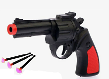 Игрушка Пистолет Револьвер и пули с присосками 21 см  629-1