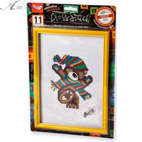 Набір для творчості Вишивка хрестиком DankoToys А4  VKB-01-11