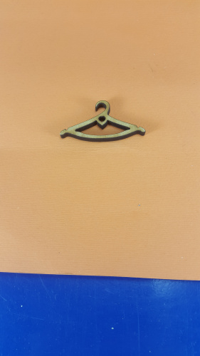 Мебель для кукол ростом 30 см - Шкаф № 5 платяной из МДФ AS-6021, М-2048 фото 4