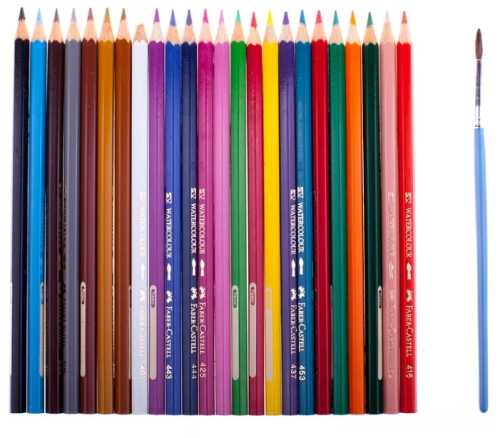 Карандаши акварельные цветные Faber Castell 24 цвета шестигранные  114425 фото 2