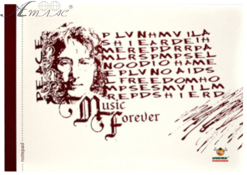 Блокнот Скетчбук Мандарин  А5 40 л склейка, м'яка обкладинка, Мікс Бл-А5-40-ТК-Чл-140*