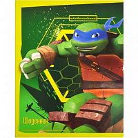 Щоденник м'яка обкладинка МД український Черепашки Ніндзя, Дора мікс D-Int-40-L* 