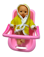 Іграшка Пупс гумовий 10см в переносці  06636