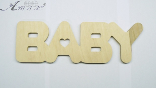 Дерев'яне Слово "BABY" 31*10см  0374