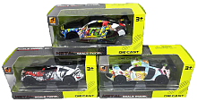 Машинка Die-CastCar Яркая спортиная разриссованная машинка 12см свет звук  3611А-2