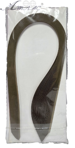 Бумага для Квиллинга Коричнев. Темная 5мм 50полос 42см 00923 Бумага для Квиллинга Коричнев. Темная 5мм 50полос 42см 00923