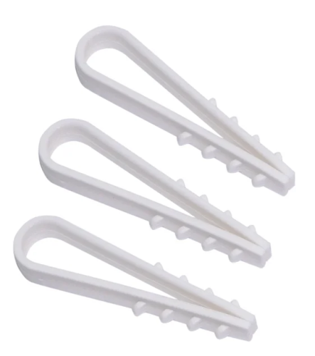 Дюбель хомут d=  8мм Белый 100шт  09185