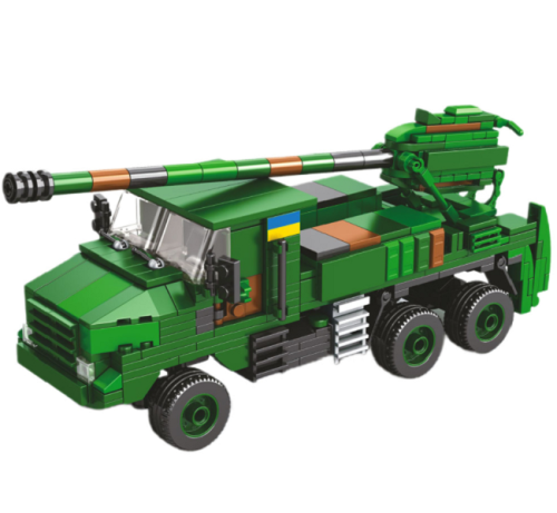 Игрушка Конструктор ЗСУ установка Цезарь 542 деталей  КВ1117 фото 2