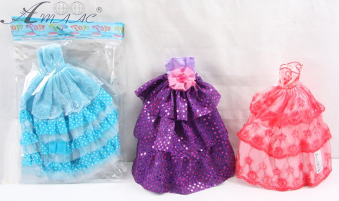 Іграшка Одяг для ляльок Плаття рожеве 24 см 2204-35 Іграшка Одяг для ляльок Плаття рожеве 24 см 2204-35