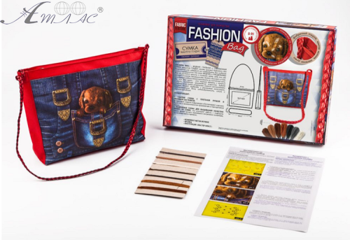 Набір для творчості Вишивка сумки ниткою муліне Fashion Bag  FBG-01-04 фото 2