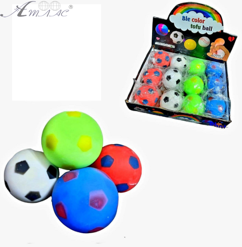 Игрушка Мяч футбольный Антистресс Сквиш 5,5 см  6070-36