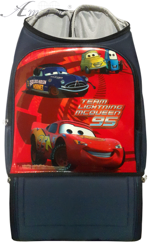 Рюкзак СВВ короб щільний, Тачки синій 10561