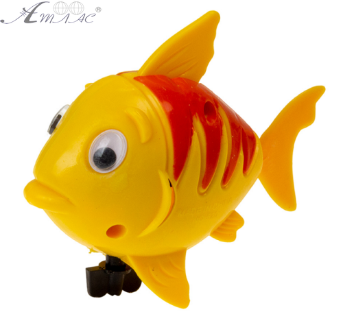 Іграшка для ванної Рибки плаваюча заводна у блістері  М0981 фото 3