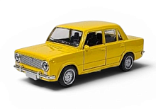 Машинка АвтоХіт ВАЗ 2101 Желтая свет звук металл 12см  М5657