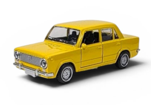 Машинка АвтоХіт ВАЗ 2101 Желтая свет звук металл 12см  М5657