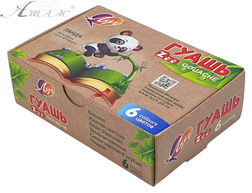 Гуашь набор Луч - Зоо Мини 6 цветов 15мл фото 5 Гуашь набор Луч - Зоо Мини 6 цветов 15мл фото 5