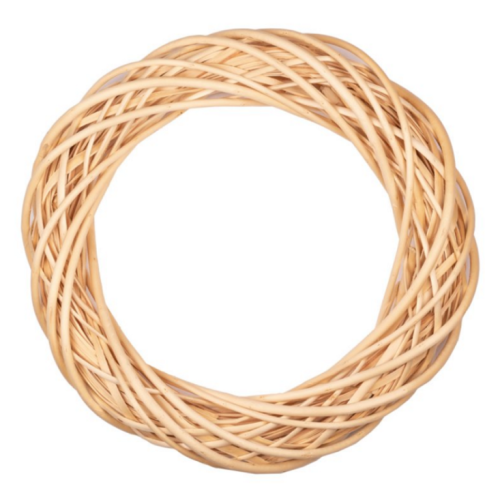 Декор Венок Ротанговый натуральный d = 30 см  09421