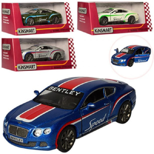Машинка Kinsmart Bentley Contin. GT Speed 2012 разрисованные  KT5369W