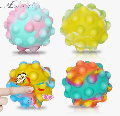 Іграшка М'яч Pop it 6,5 см Антистрес  14608