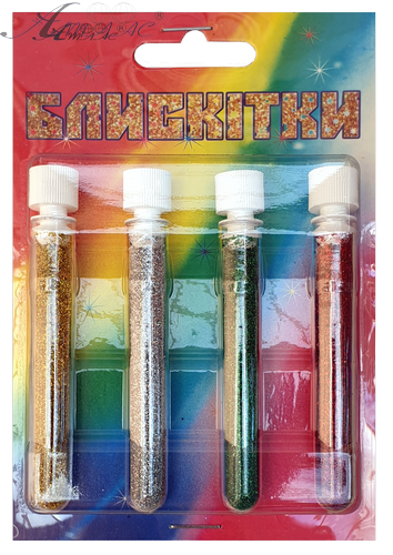 Блискітки (Гліттер) Набір № 3 - 2 гр ( 4 шт ) - Золото Гол + Срібло Гол + Зелений Гол + Червоний Гол AS-2203, А-972 фото 4 Блискітки (Гліттер) Набір № 3 - 2 гр ( 4 шт ) - Золото Гол + Срібло Гол + Зелений Гол + Червоний Гол AS-2203, А-972 фото 4