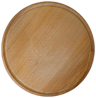 Деревянная доска круглая диаметром 28 Бук см 00811