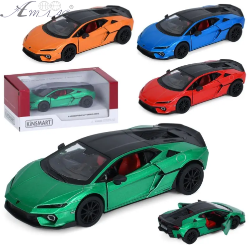 Машинка Kinsmart Lamborghini Temerario Синя  KT5482W