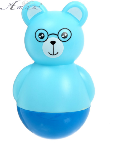 Игрушка Неваляшка Животные микс 9 см   5008-А фото 4