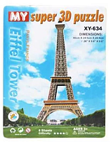 Іграшка Пазл 3D картонний Eiffel Tower 66 х 24,5 см XY-634