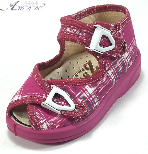 Босоніжки тканеві Zetpol Lucja р. 19 рожеві 1680, *1168