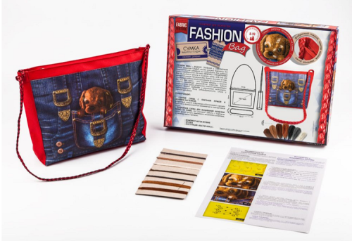Набор для творчества Вышивка сумки нитью мулине Fashion Bag FBG-01-04 фото 2 Набор для творчества Вышивка сумки нитью мулине Fashion Bag FBG-01-04 фото 2