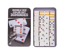 Игрушка Домино 28 фишек в металлическом пенале Качество !  501070