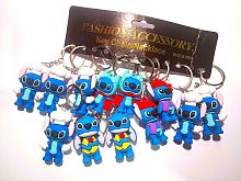 Брелок Стіч мікс 5,5 см гума 1шт мікс  14237