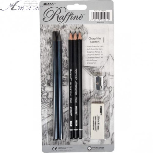 Олівці художні Набір Marco Raffine 7990-BL Олівці художні Набір Marco Raffine 7990-BL