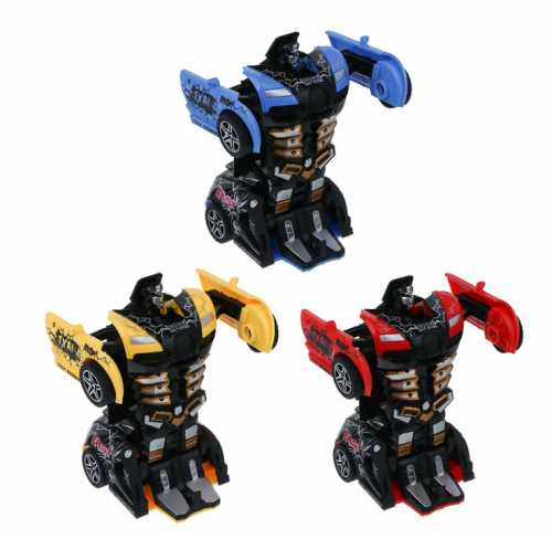 Игрушка Машинка Трансформер Такси в трех цветах  707-5 фото 2