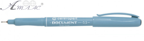 Ручка капиллярная линер Centropen 0,5 Liner черный  К2631 7505