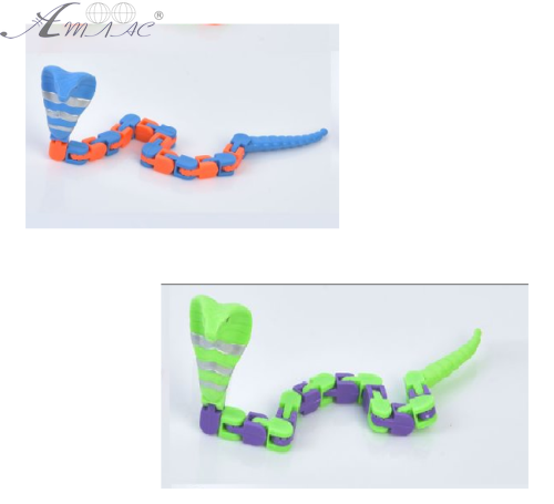 Іграшка Антистрес Змія 27см пластик А746 Іграшка Антистрес Змія 27см пластик А746
