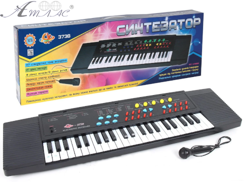 Іграшка Піаніно з мікрофоном  3738