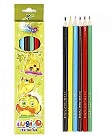 Олівці кольорові It's Cool 6 кольорів 215/6BL