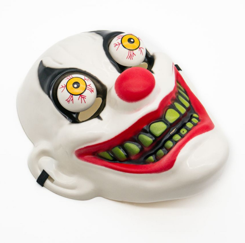 Игрушка Маска Клоун с выпученными глазами Белая  7124