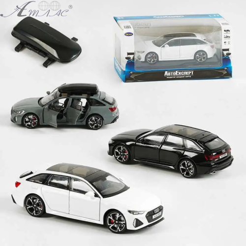 Машинка Автоексперт Audi RS6 15см двері світло звук  10206