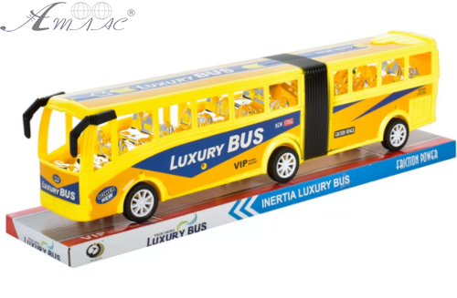 Іграшка Автобус Гармошка жовтий 46 см у блістері  950-16