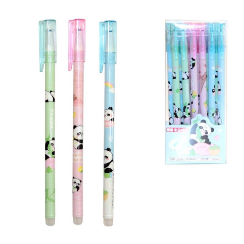 Ручка  Пиши-Стирай Панда 0,38 мм Синяя   MP-2338