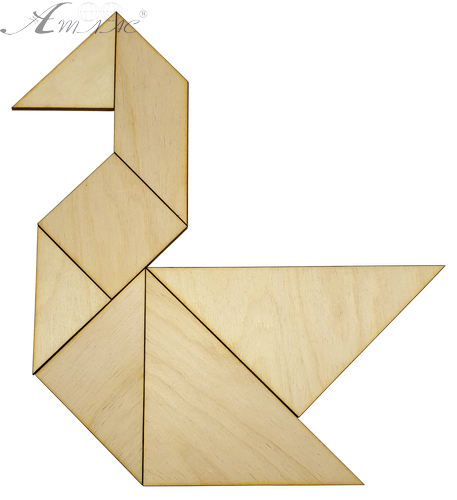 Танграм з фанери 12 х 12 см  AS-7111  фото 6